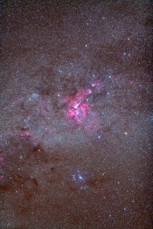 Carina Nebula Area (135mm Bino Field)