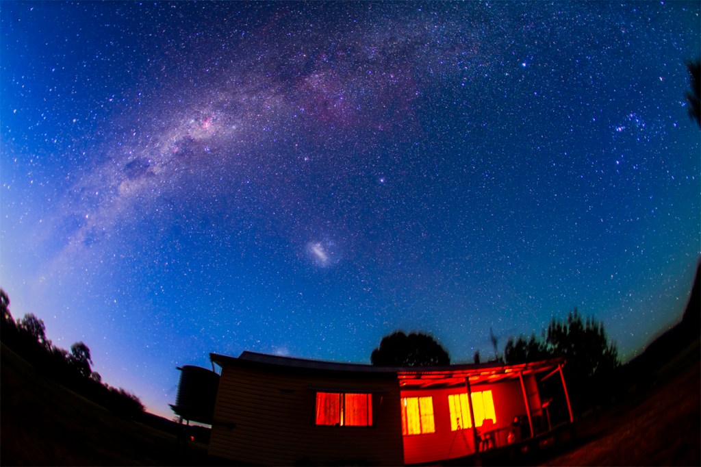 Southern Milky Way at Dawn (December 2012)