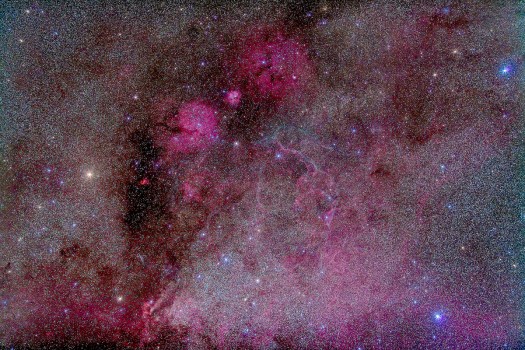 Vela Supernova Remnant and Gum Nebulas