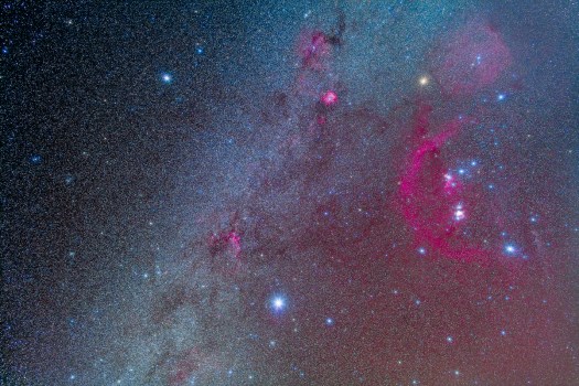 Winter Triangle & Orion (35mm 5DII)