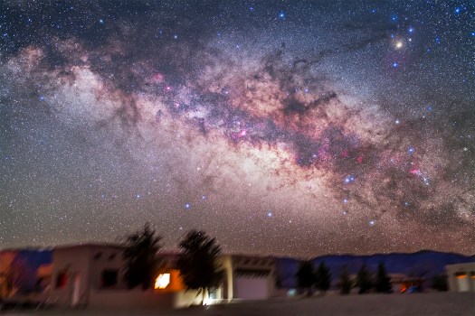 Sagittarius & Scorpius Over Adobe House (35mm 5DII)