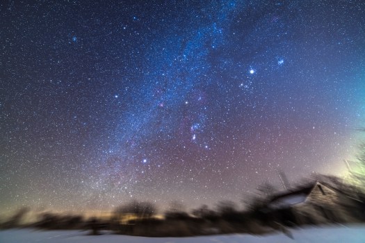 Wide-Angle Winter Sky (March 1, 2013)