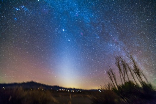 Zodiacal Light in Evening Sky (New Mexico)