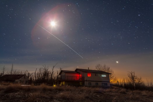 ISS Pass with Chris Hadfield (April 17, 2013)