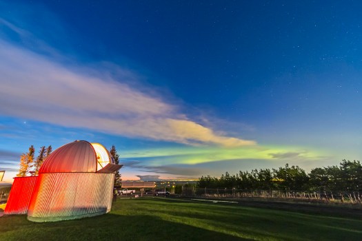 Aurora over Calgary from RAO (May 25, 2013)
