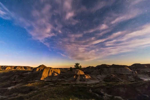 Dinosaur Park at Moonrise (May 26, 2013)