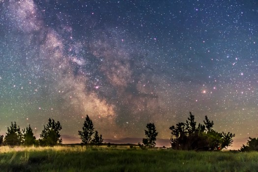 Centre of Galaxy on Horizon (June 9, 2013)