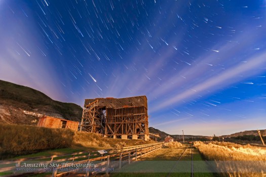 Star Trails over Atlas Coal Mine v2 (June 27, 2013)
