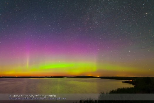 Aurora over Crawling Lake (June 30, 2013)
