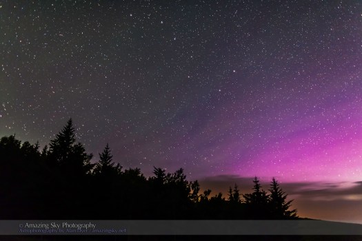 Big Dipper & Purple Aurora (July 12, 2013)