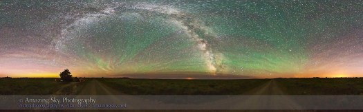 Cypress Hills Night Panorama (July 15, 2013)