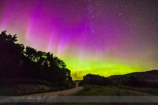 Northern Lights Down the Road (July 14, 2013)