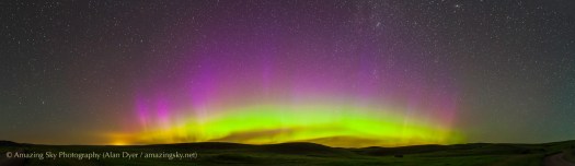 Aurora Panorama #4 from Reesor Ranch (July 13, 2013)