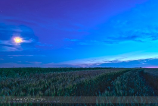 Wheatfield Moon (Aug 14, 2013)