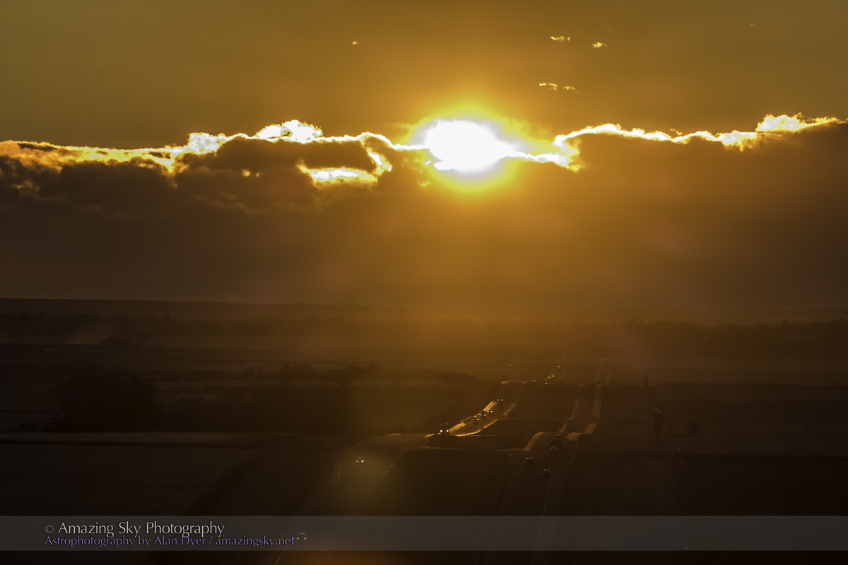 Equinox Setting Sun (Sept 23, 2013)