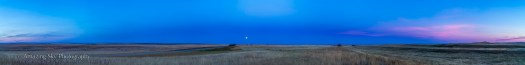 Harvest Moon & Earth Shadow Panorama (Sept 19, 2013)