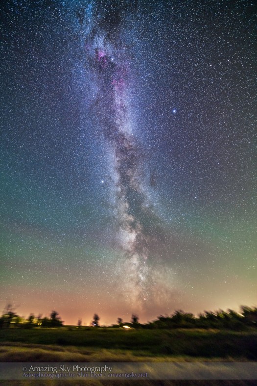 Milky Way over Harvest Field (Sept 4, 2013)