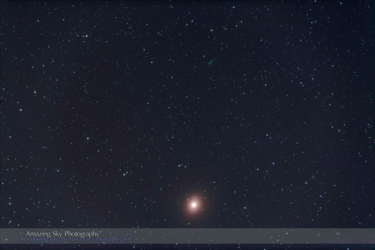 Comet ISON & Mars (Oct 8, 2013)