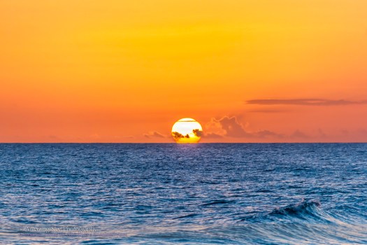 Sunset from Barbados (Nov 15, 2013)