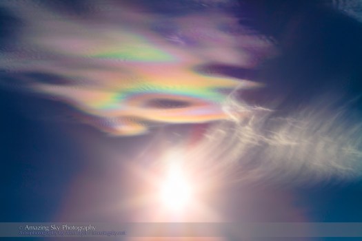 Iridescent Clouds at White Sands #3
