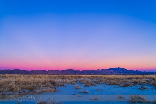 Moon over the Chiricahua Mountains #1