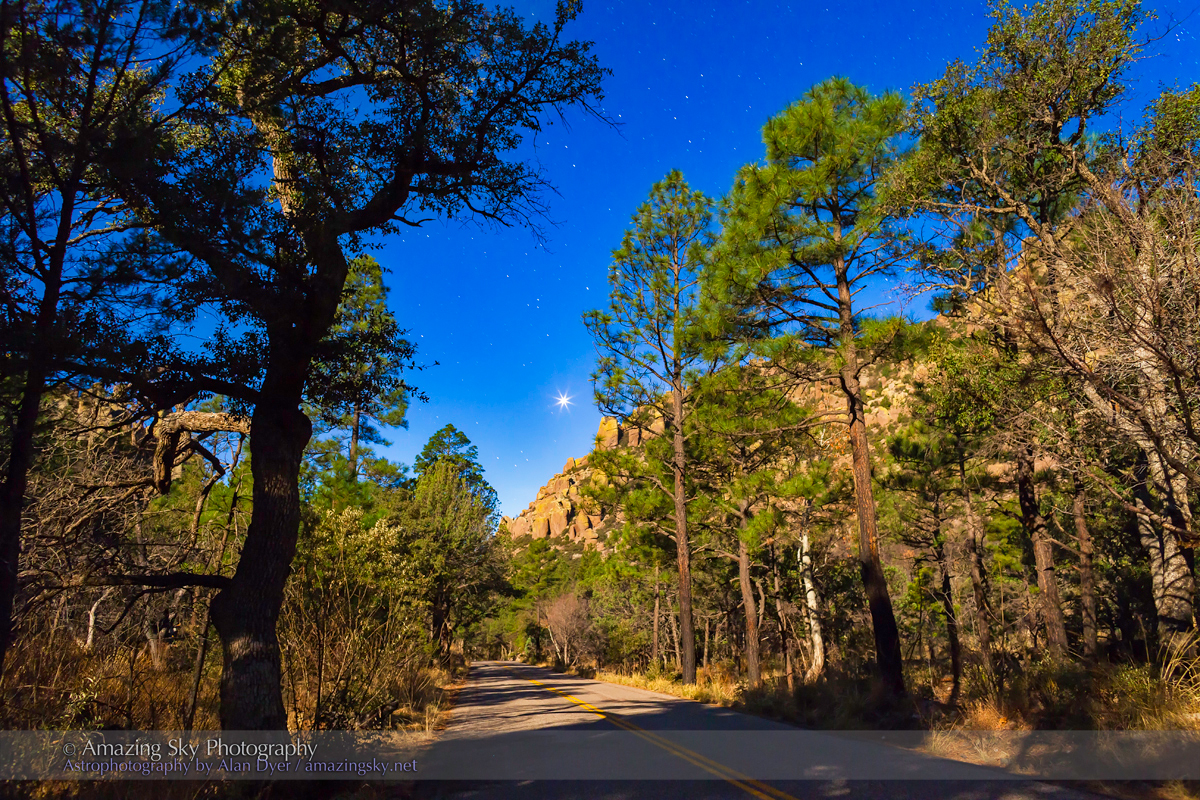 Venus at Chiricahua National Monument (Dec 15, 2013) #1