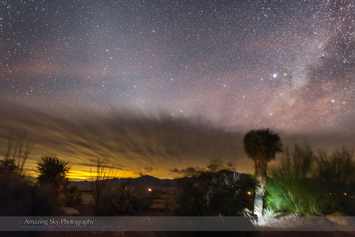 Zodiacal Light & Light Pollution (New Mexico)