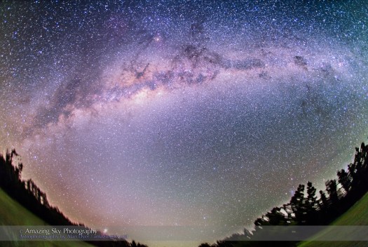 Southern Milky Way in the Morning (March 29, 2014)