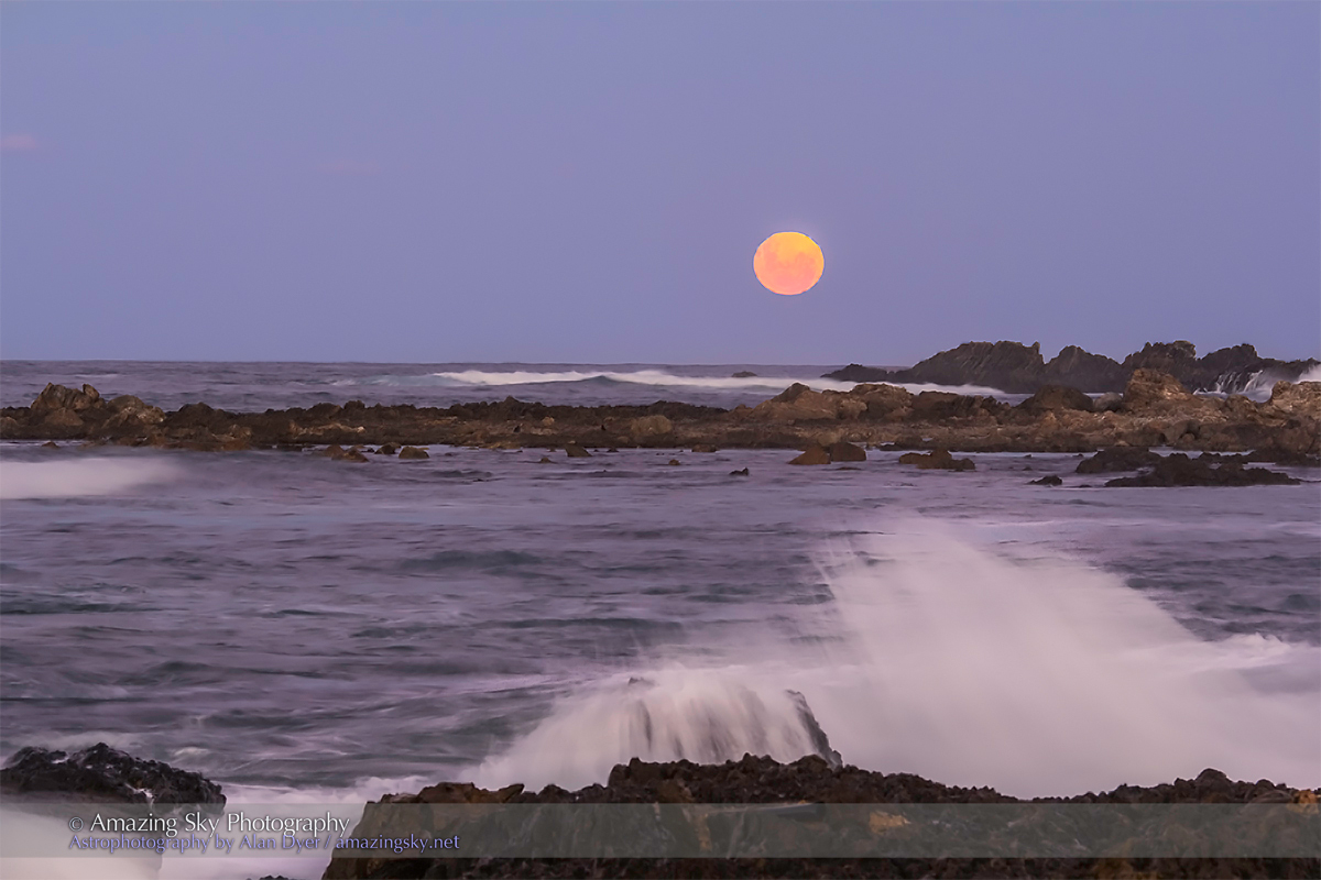 Moonrise at Woolgoolga, Australia #1