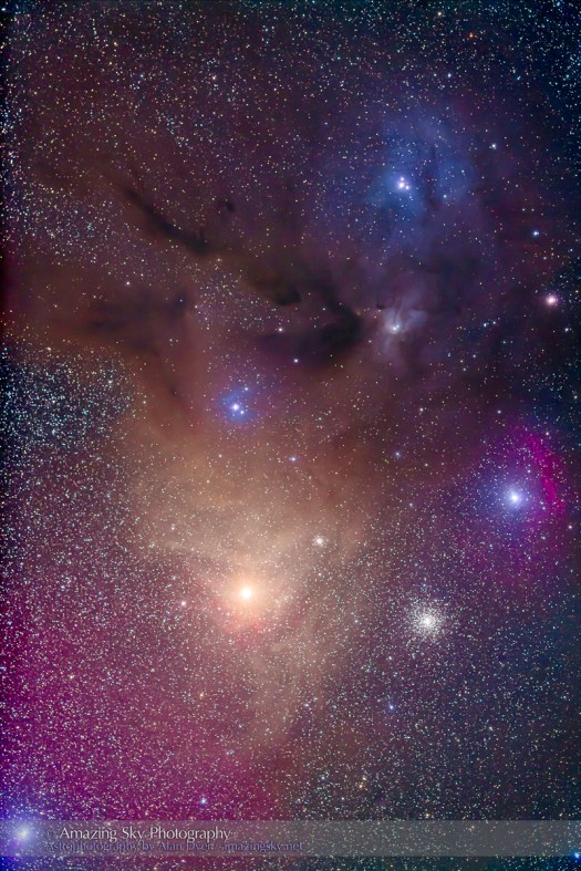 Antares & Rho Ophiuchi Area (77mm 5DII)