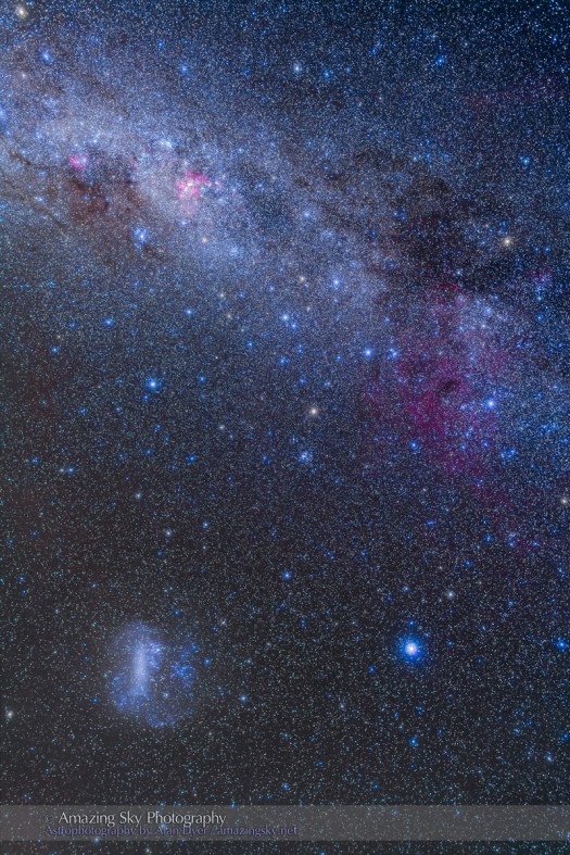 Canopus to Carina with LMC (35mm 5DII)