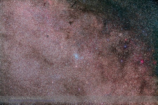 NGC 6067 in Norma Star Cloud (77mm 5DII)