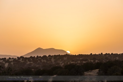 Sunset from Silver City, New Mexico