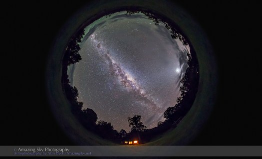 Two Styx Night Sky Panorama (Fish-Eye)