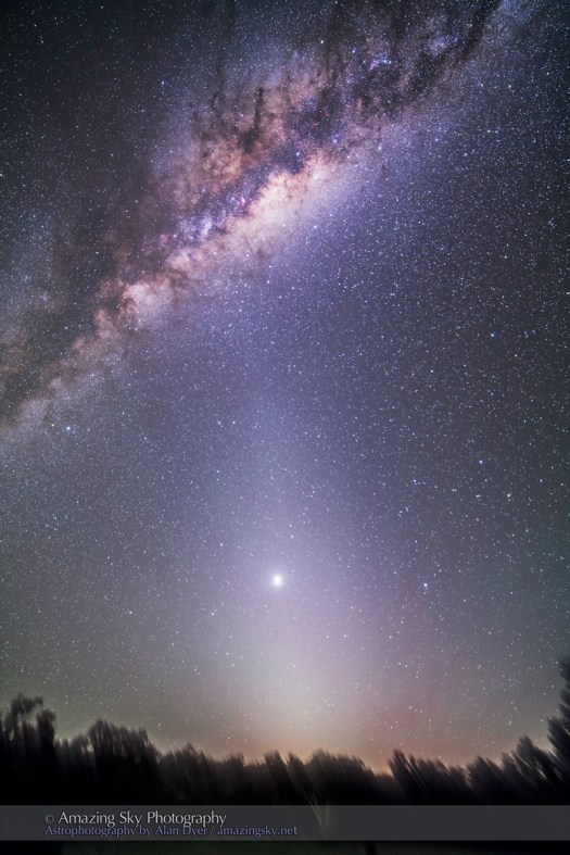 Venus in Zodiacal Light (14mm 5DII)
