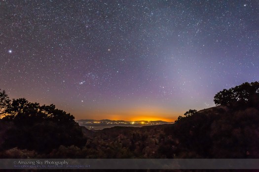 Orion Setting & Zodiacal Light (24mm 6D)