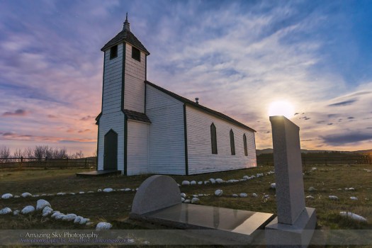 McDougall Church in Moonlight #1 (May 14, 2014)