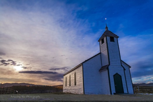 McDougall Church in Moonlight #2 (May 14, 2014)