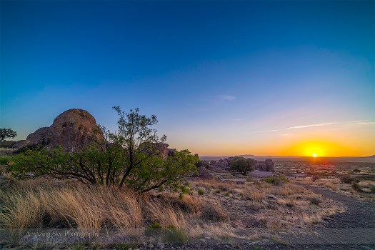Sunset at the City of Rocks (May 2, 2014)