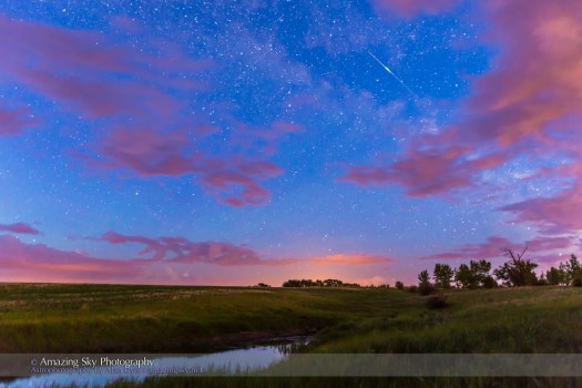 Iridium Satellite Flare (June 20, 2014)