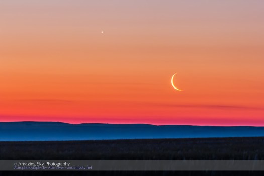 Moon and Venus Rising