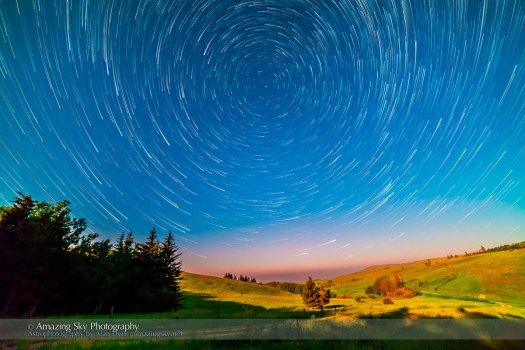 Reesor Ranch Circumpolar Star Trails