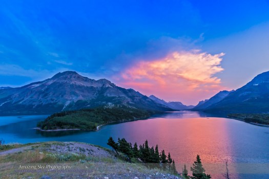 Waterton Lakes Sunset