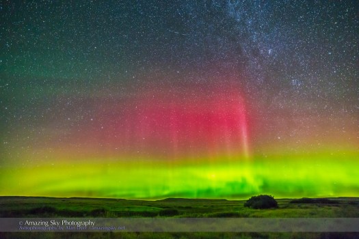 Aurora over Grasslands National Park #2