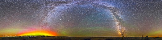 Grasslands Milky Way Panorama at 76 Corral