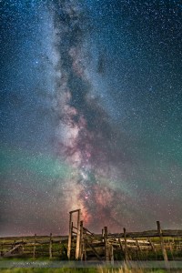 Milky Way over the 76 Ranch Corral
