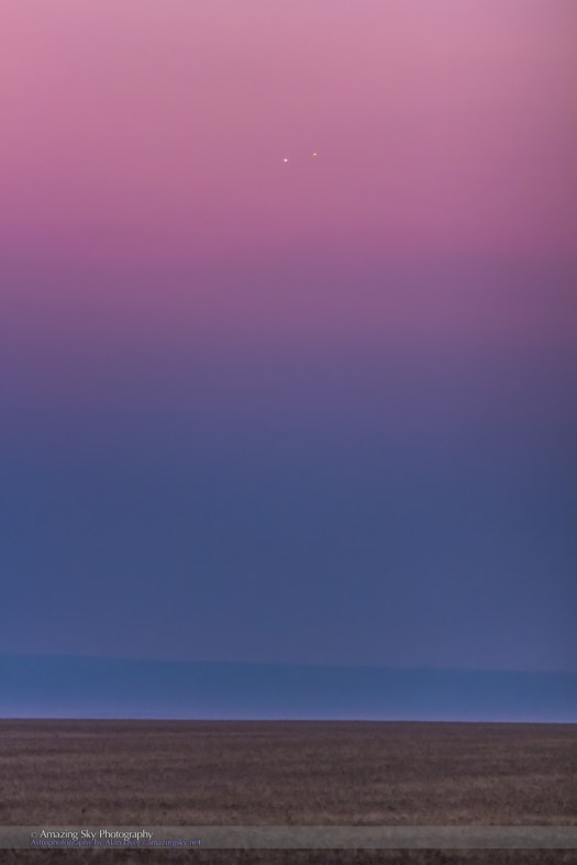 Venus & Jupiter Conjunction Closeup