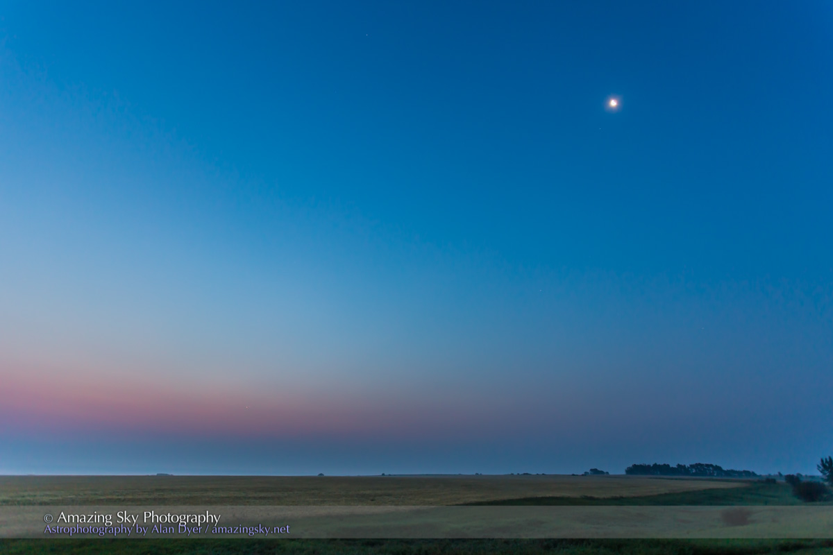 Venus & Jupiter Conjunction, with Moon (August 18, 2014)