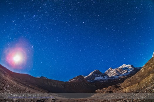 Andromeda over Mt. Andromeda #2