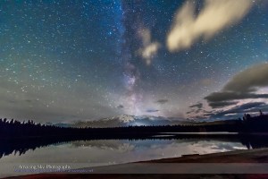 Milky Way over Lake Annette
